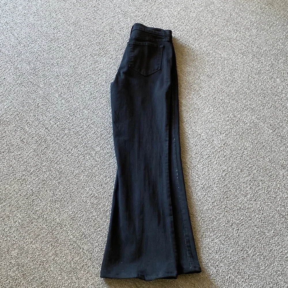 NYDJ black with studding on the side . - Picture 3 of 6